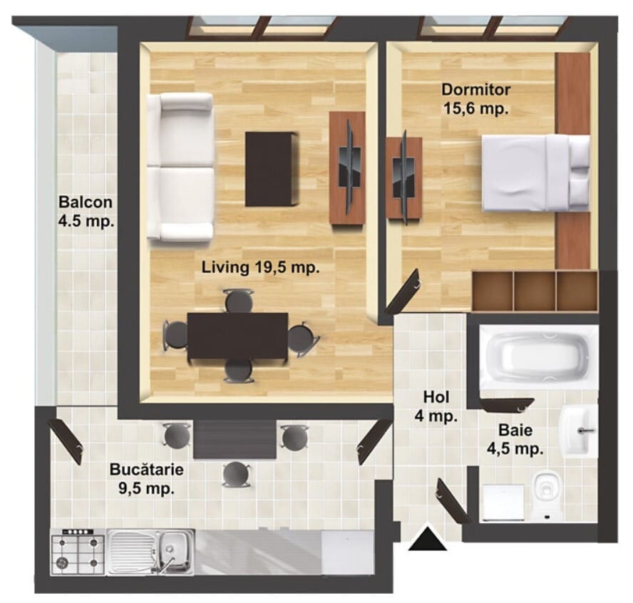2 Camere Avangarde Home 1