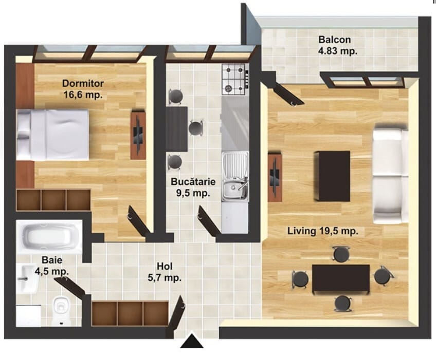 2 Camere Avangarde Home 1