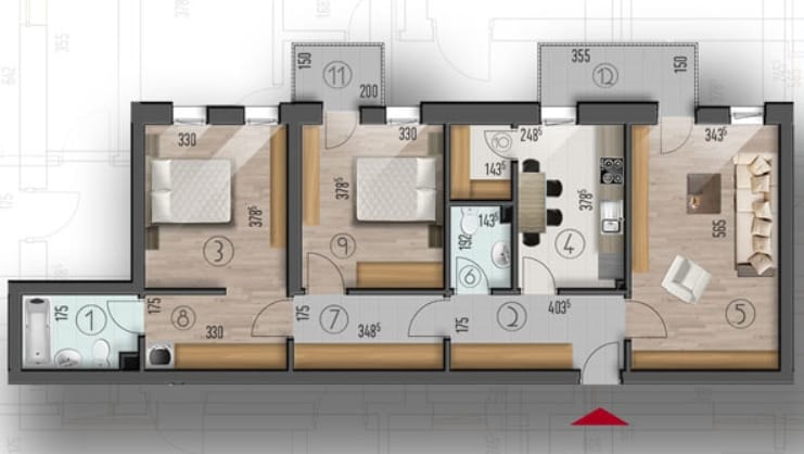 3 Camere Top House Residence Metalurgiei
