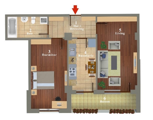 2 Camere Coral Residence