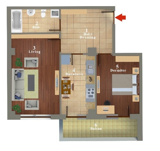 2 Camere Coral Residence