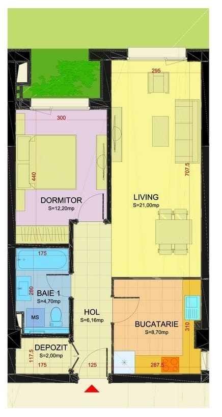 2 Camere Via Pipera