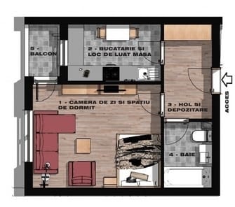 Garsonieră Luica Residence