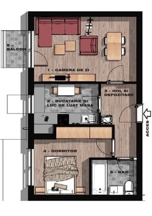 2 Camere Luica Residence