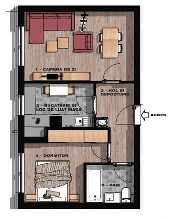 2 Camere Luica Residence