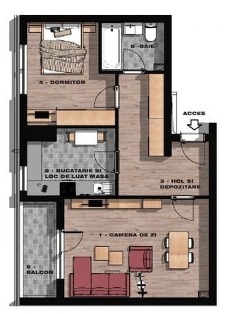 2 Camere Luica Residence