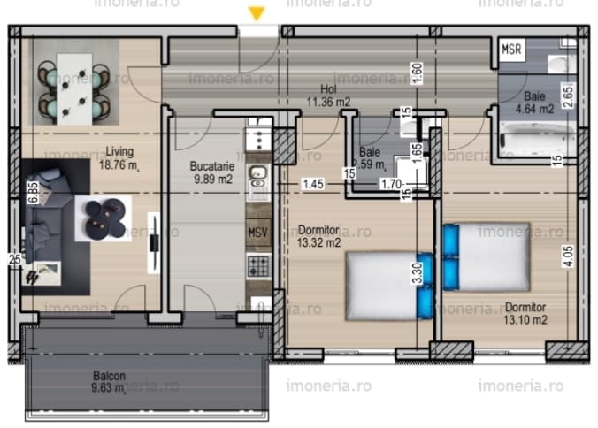 3 Camere Sofia Residence Mihai Bravu
