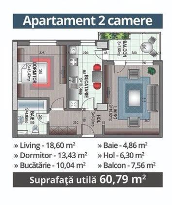 2 Camere IN Rezidential 2 Militari