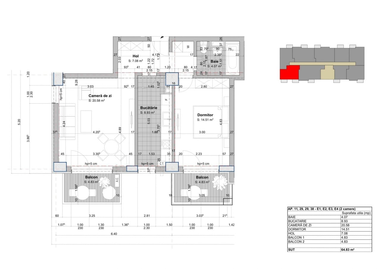 2 Camere Teilor Parc Titan