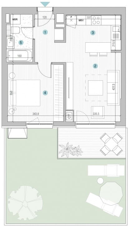 2 Camere Macro Nord Residence