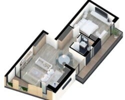 2 Camere Mosaic Residence Bucuresti