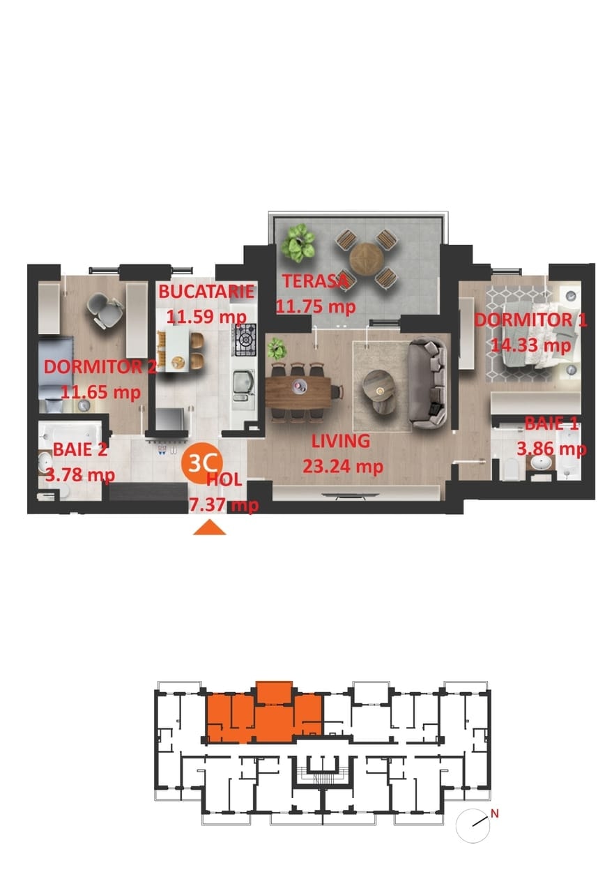 3 Camere Maniu 141