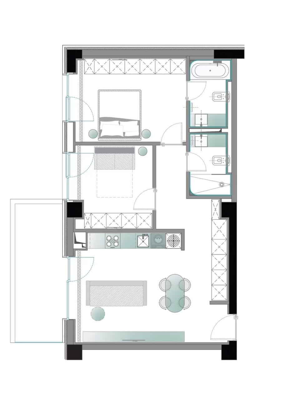3 Camere Cortina 126