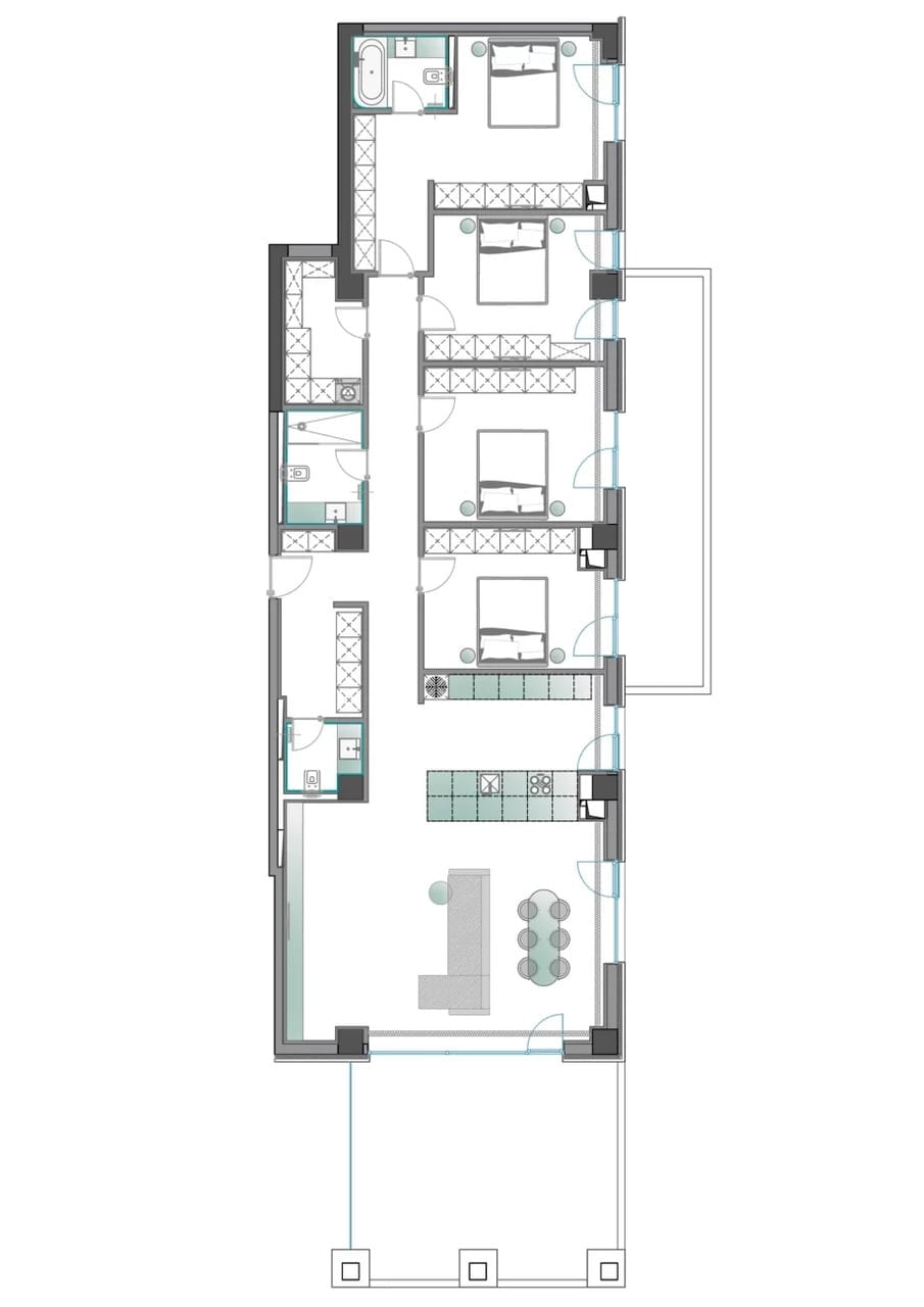 5 Camere Cortina 126