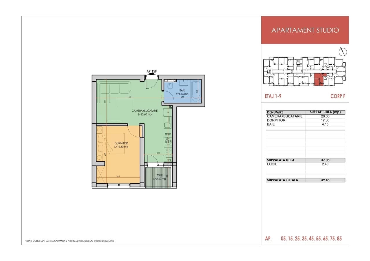 Studio Apollo Residence Pasarela Berceni