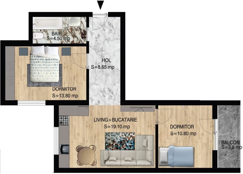 2 Camere Amesa Residence