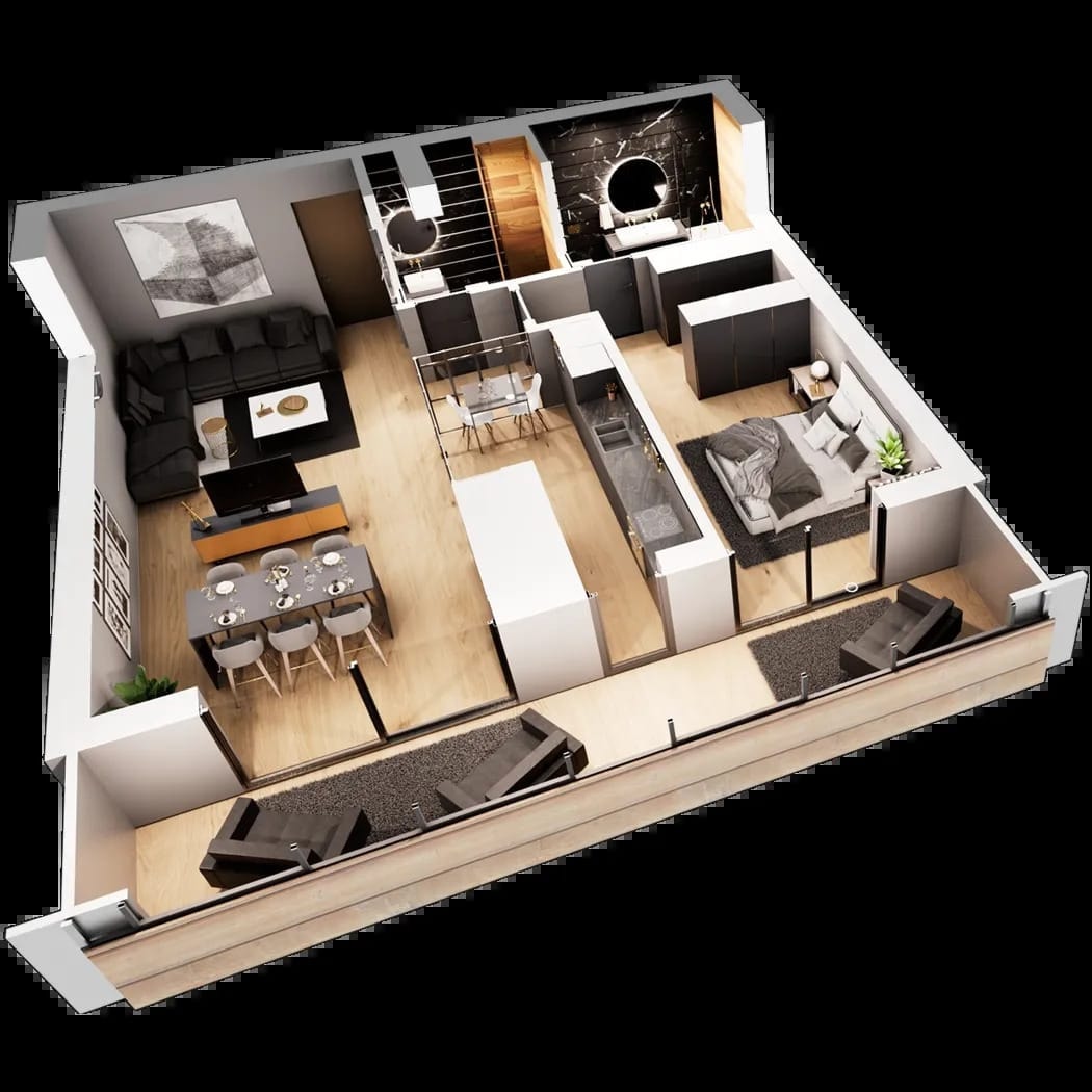 Penthouse HABIO Trifesti