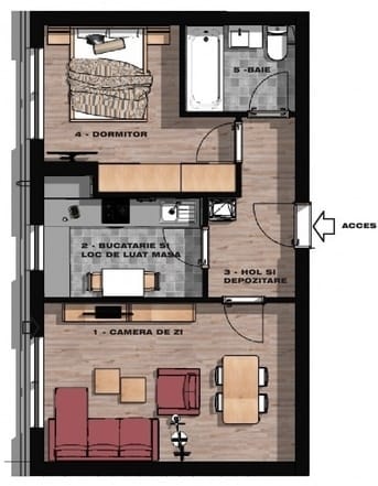 2 Camere Luica Residence