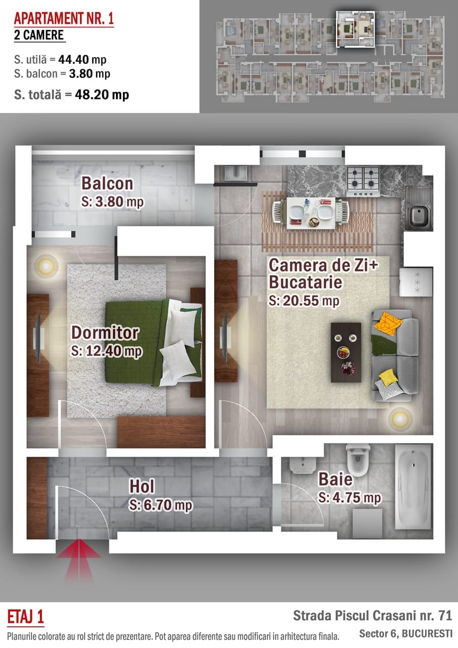 2 Camere Yola 71