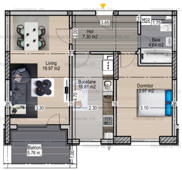 2 Camere Sofia Residence Mihai Bravu