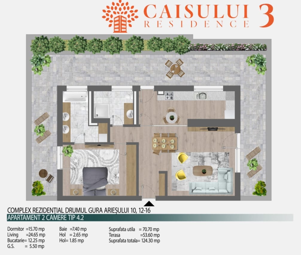 2 Camere Caisului Residence 3