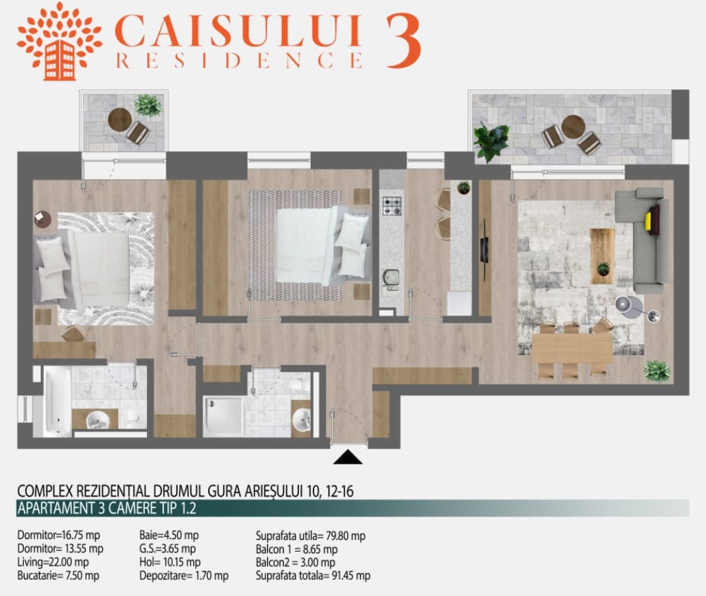 3 Camere Caisului Residence 3