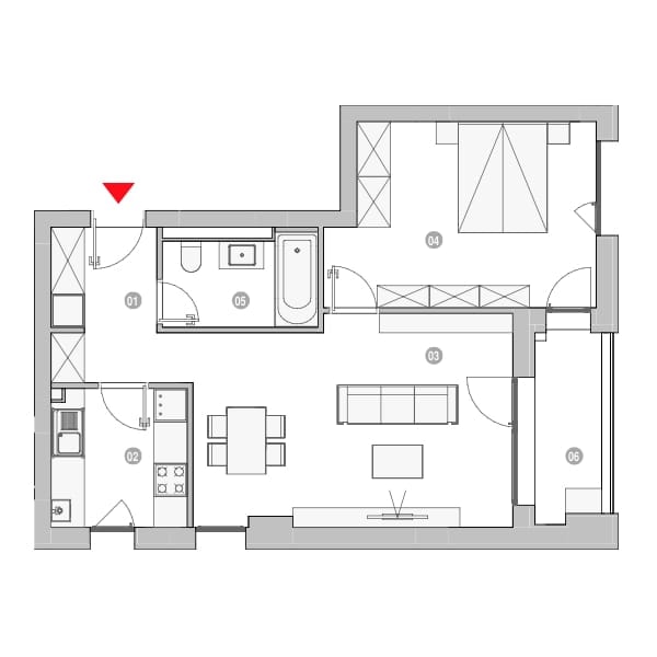 2 Camere MetroCity