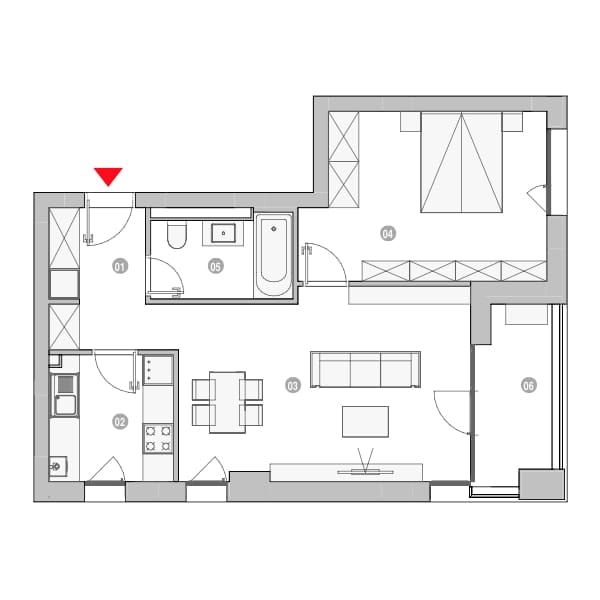 2 Camere MetroCity