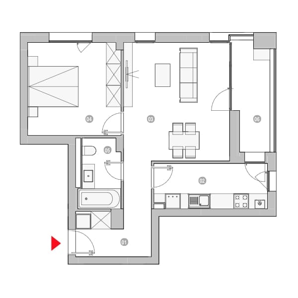2 Camere MetroCity