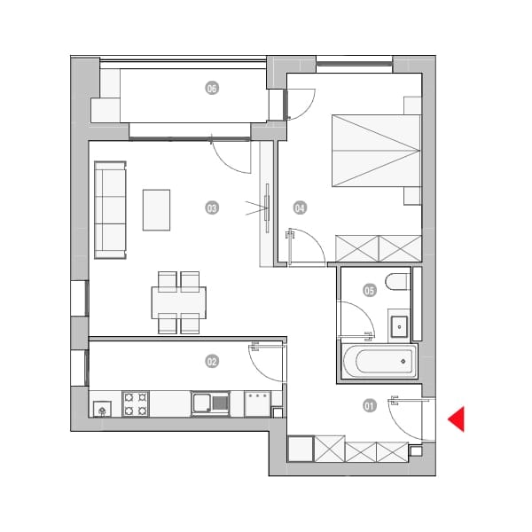 2 Camere MetroCity