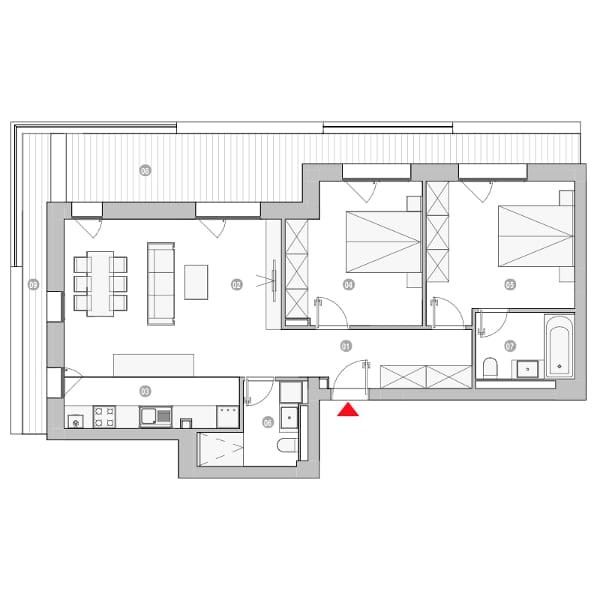 3 Camere MetroCity