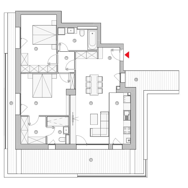 3 Camere MetroCity