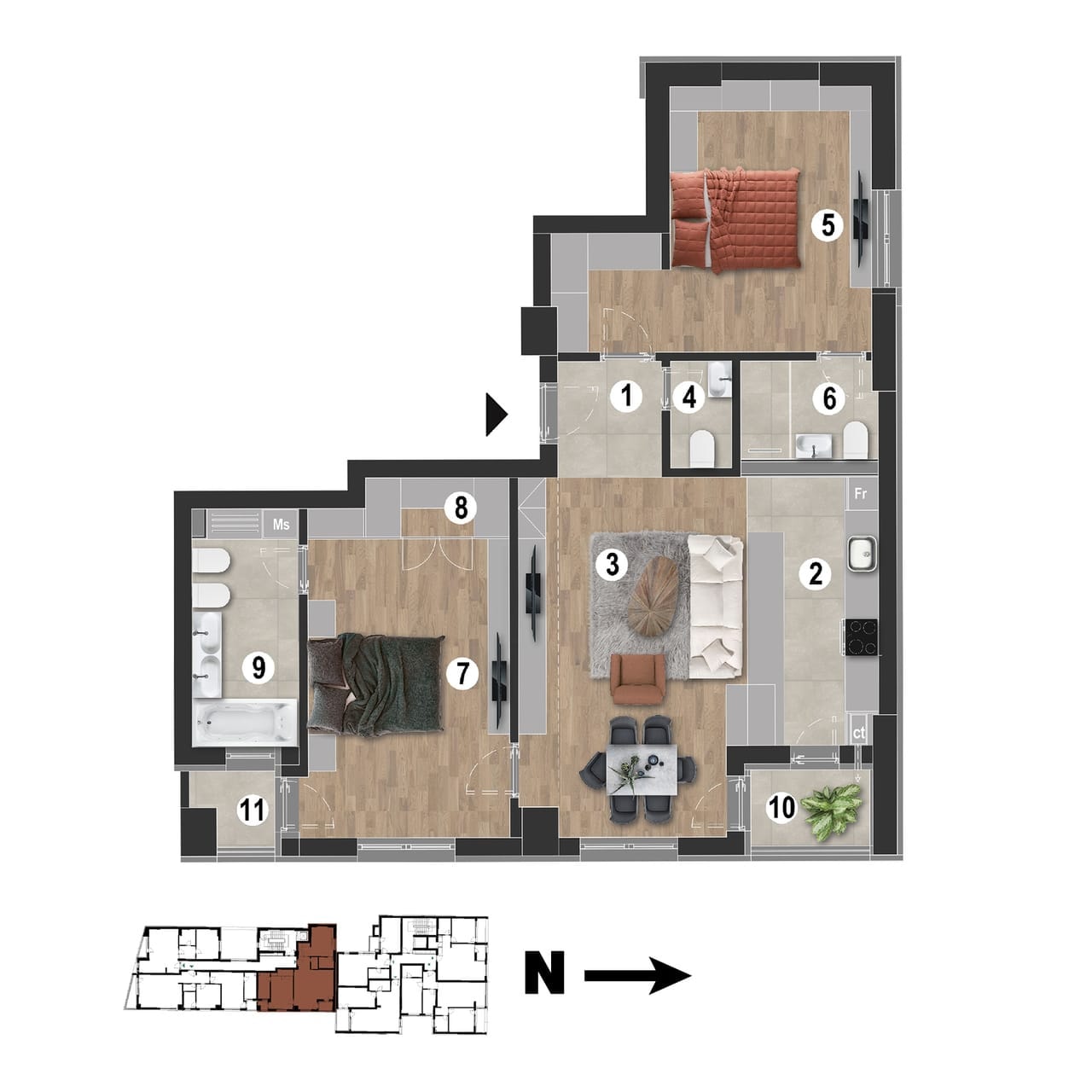 3 Camere Uranus 1