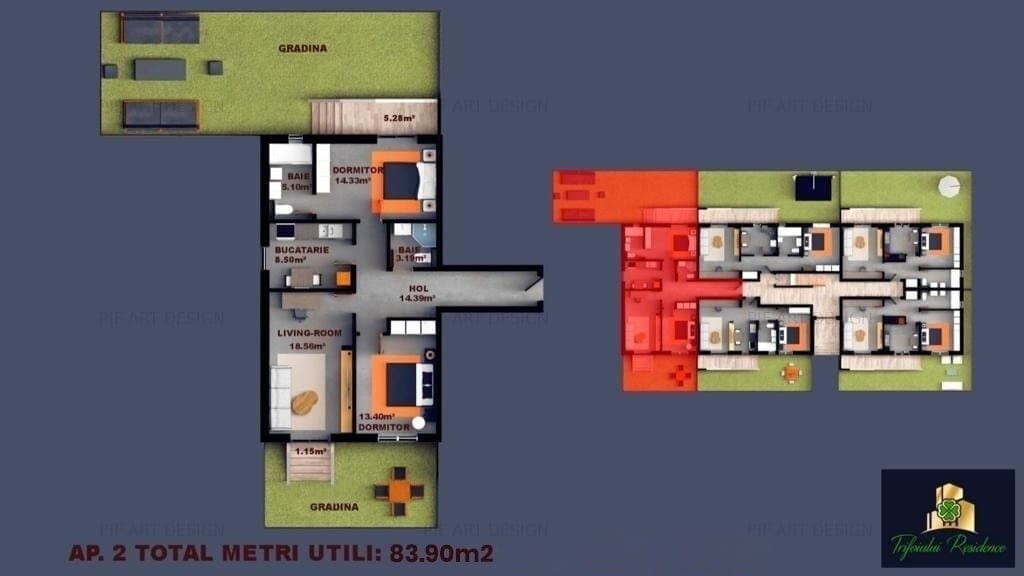 3 Camere Trifoiului Residence