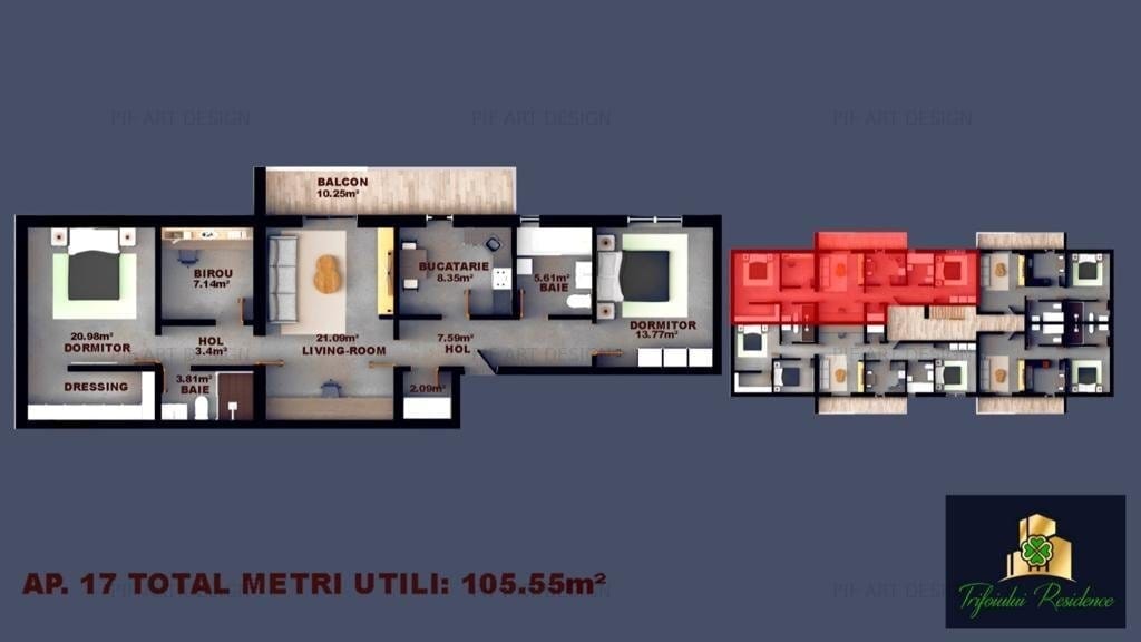 4 Camere Trifoiului Residence