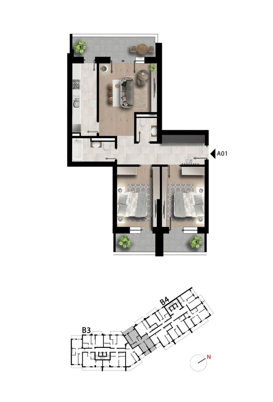 3 Camere Maniu 141
